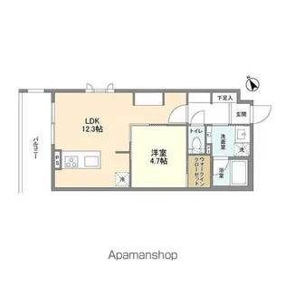 ACPレジデンス文京春日【4階】の間取り
