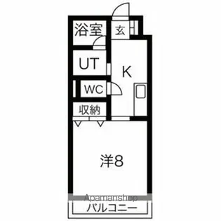 サンピュア東静岡【2階】の間取り