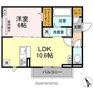 リューベ【2階】の間取り