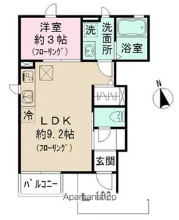 PRAISE ONE【1階】の間取り