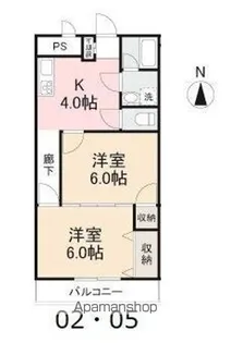 メゾン丹秀【3階】の間取り