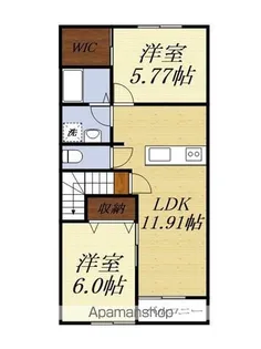 メゾンマーズ【2階】の間取り