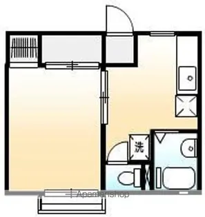 サンシティラサール【102号室号室】の間取り