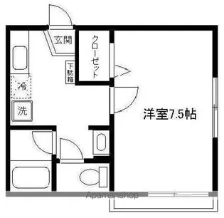 フィオーレ本牧【102号室号室】の間取り