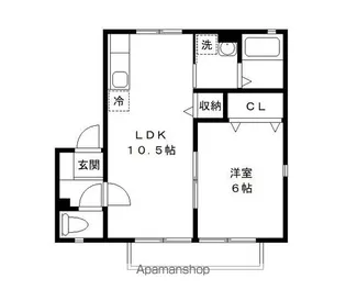 ウイスタリア【1階】の間取り