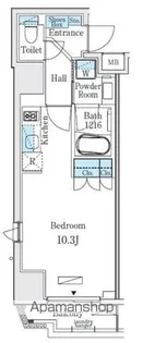 グレイスコート岩本町【5階】の間取り