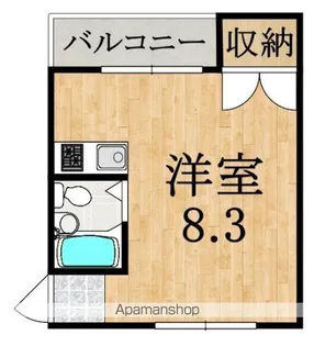 コーポ萩【4階】の間取り