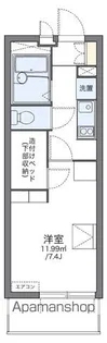 レオパレスシャローム上杉【104号室】の間取り