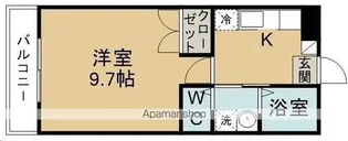 荒巻中央ハイツB棟【102号室】の間取り