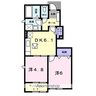 ALIVE IT 刻 Ⅰ【1階】の間取り