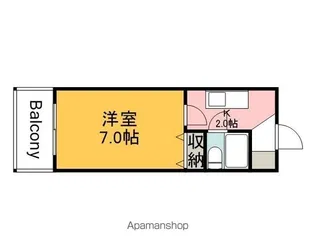 ウィルビル【304号室】の間取り