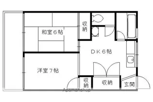マンションハヤシビル【403号室】の間取り