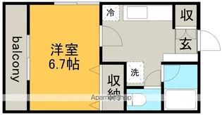 AⅡパレスⅡ【2階】の間取り