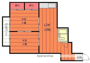 たかおマンション・【3階】の間取り