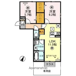 ファミリア.T【1階】の間取り