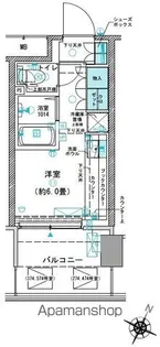 コムレジ赤羽 学生棟【4階】の間取り
