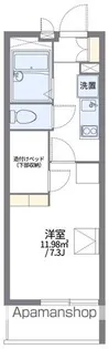 レオパレス豊田壱番館【205号室】の間取り