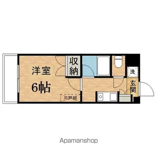 カペディアム【301号室】の間取り