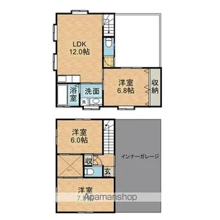 ガーデンテラス【C号室】の間取り