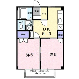 サンシャイン赤尾台【2階】の間取り