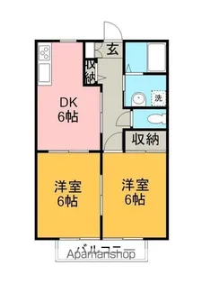 グランドール【202号室】の間取り