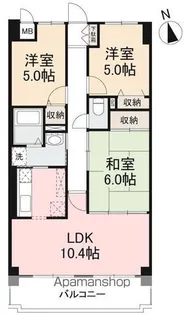 アークプラザ太田公園【5階】の間取り
