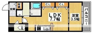 シスイル長居【6階】の間取り