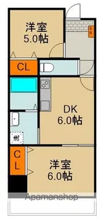 GEパークサイド【5階】の間取り