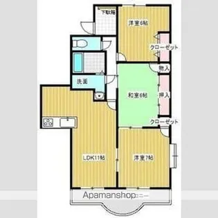 プラムスクエア【3階】の間取り