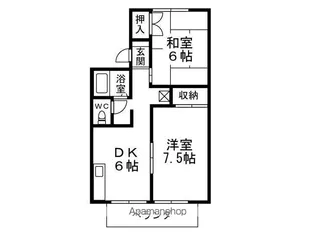 HAPPY VILLAGE【2階】の間取り