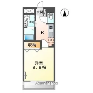 香川県坂出市元町1丁目【マンション】の間取り