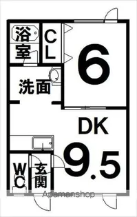 ウエストコート【1階】の間取り