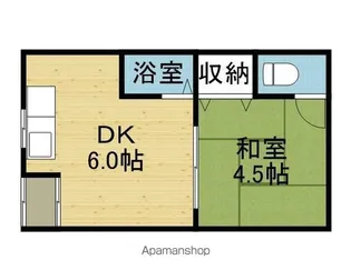 コーポ有楽4【203号室】の間取り