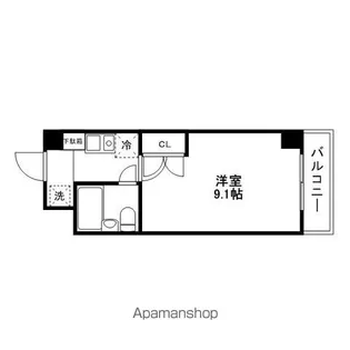 ハイツ宮の森【2階】の間取り