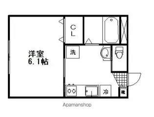 シャリオ北山【1階】の間取り