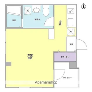 シャイン キューブ【303号室】の間取り