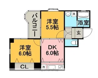 ステイツ平尾【202号室】の間取り