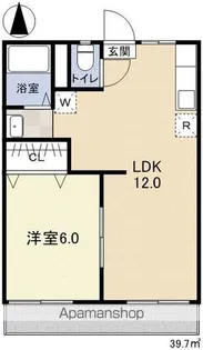 タウニィワン【201号室】の間取り