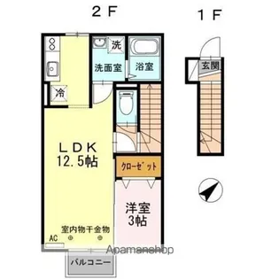 オルフェーヴル【2階】の間取り