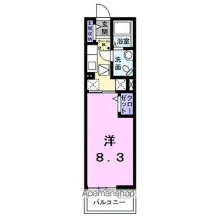 サンハウス宮池【1階】の間取り