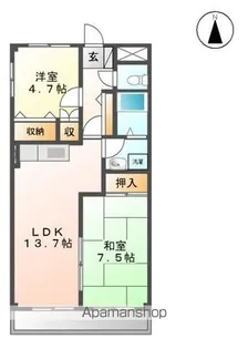 ウィンディヒルズ【3階】の間取り