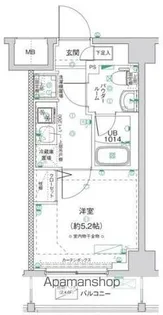 クラリッサ横浜ロッソ【6階】の間取り