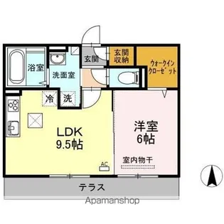 MERVEILLE B棟【1階】の間取り