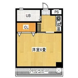 コーポヤマオカ【3D号室】の間取り