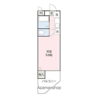 リバーサイドビラ伊勢崎【403号室】の間取り