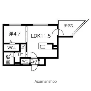 レガーレノルド【2階】の間取り