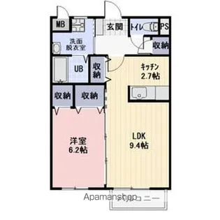 エスペランサ【202号室】の間取り