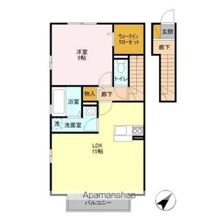 エスポワール【2階】の間取り