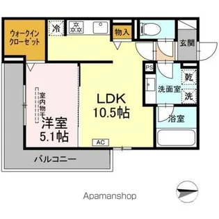 DーASTRO【2階】の間取り