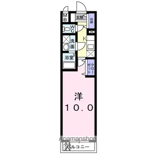 アルトプェンテ【2階】の間取り